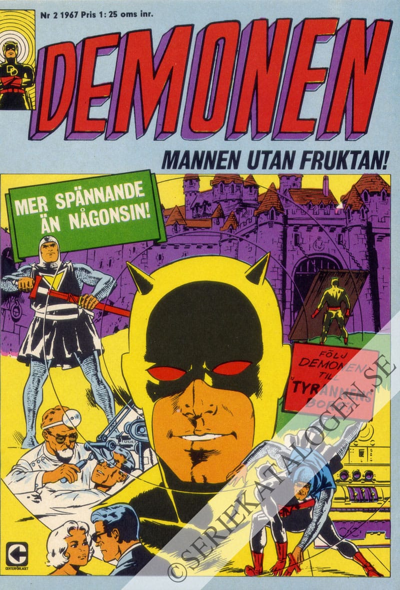 Framsida på Demonen #2 (1967)