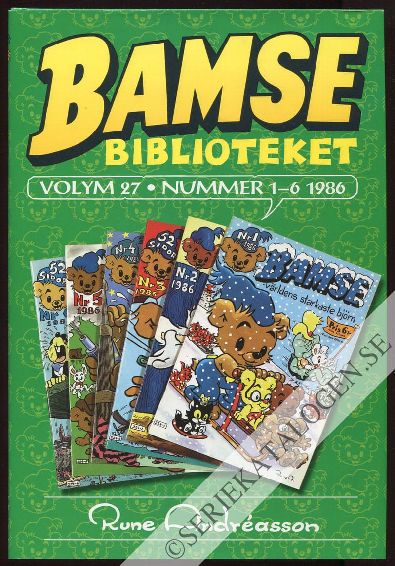 Framsida på Bamsebiblioteket #27 (2008)