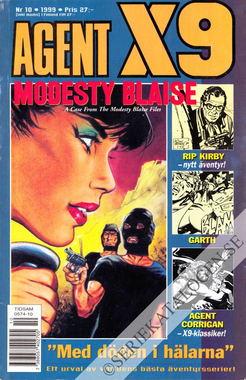 Framsida på Agent X9 #10 (1999)