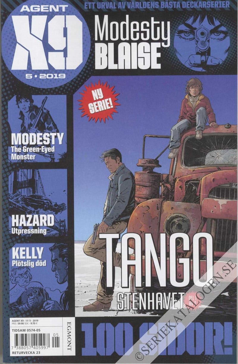 Framsida på Agent X9 #5 (2019)