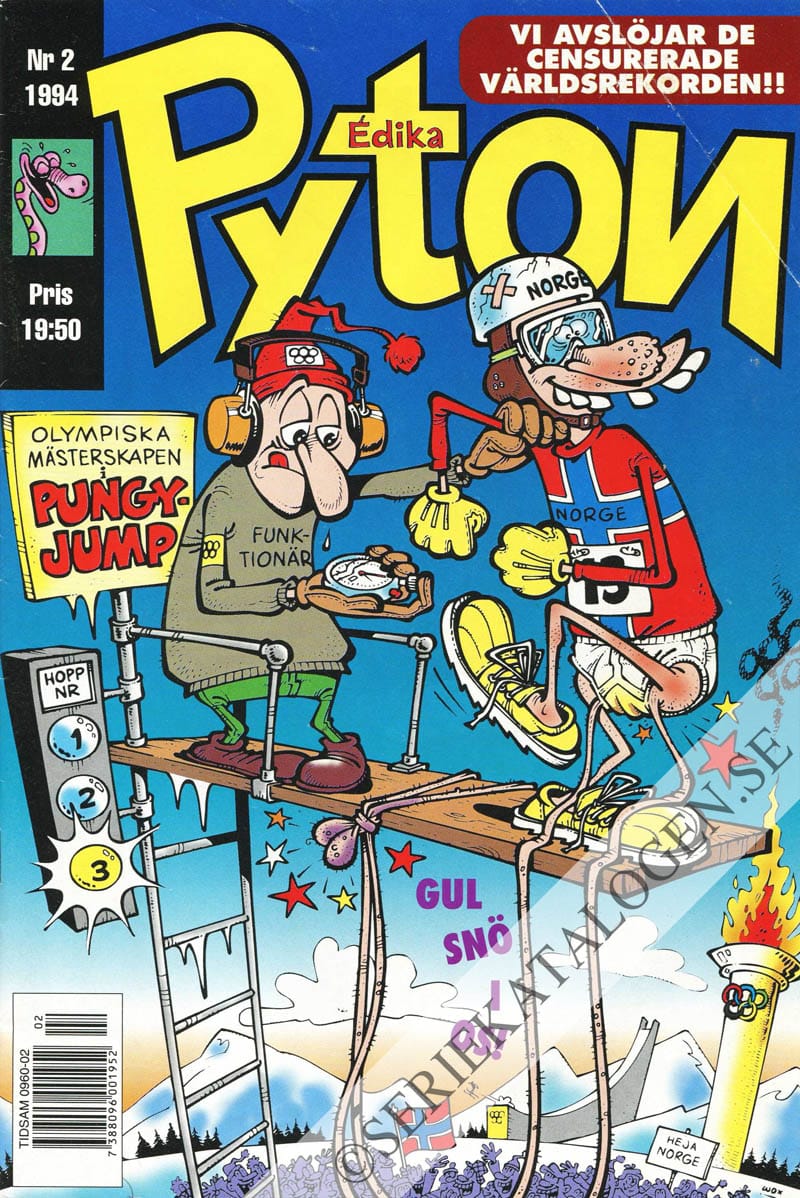 Framsida på Pyton #2 (1994)