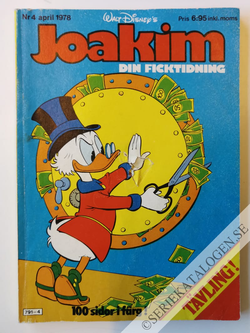 Framsida på Joakim #4 (1978)