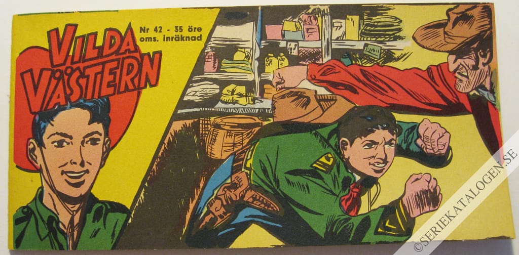 Framsida på Vilda Västern #42 (1962)