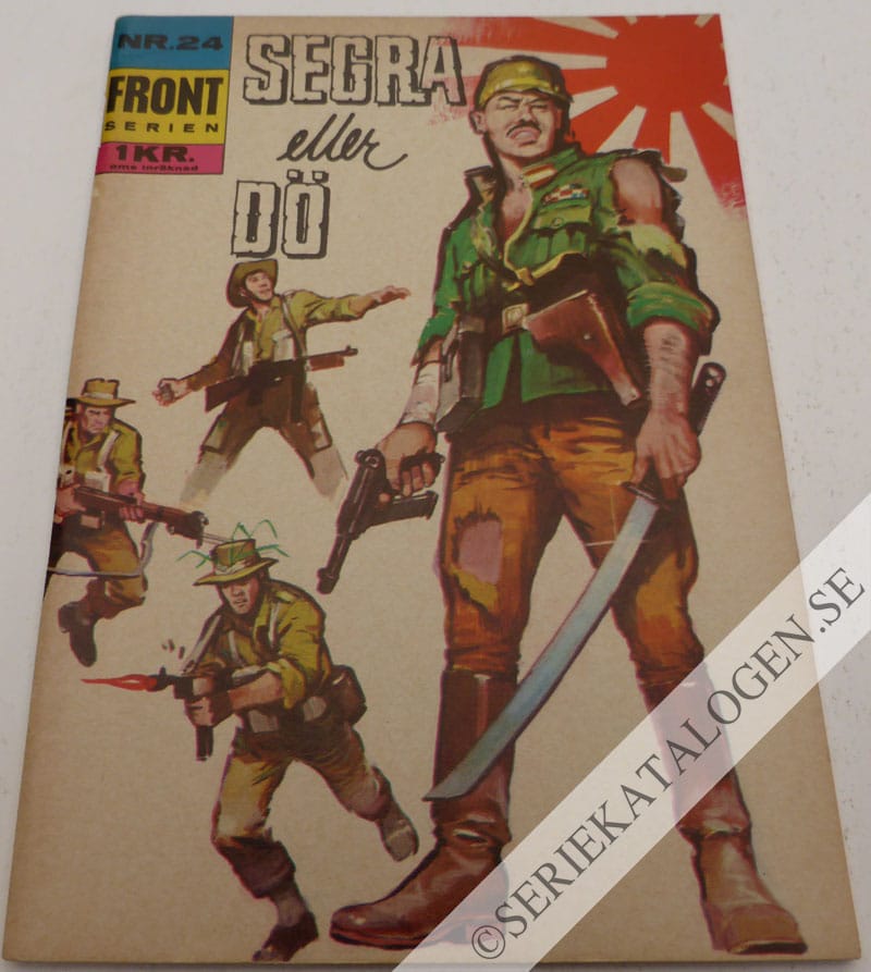 Framsida på Frontserien Segra eller dö (1966)