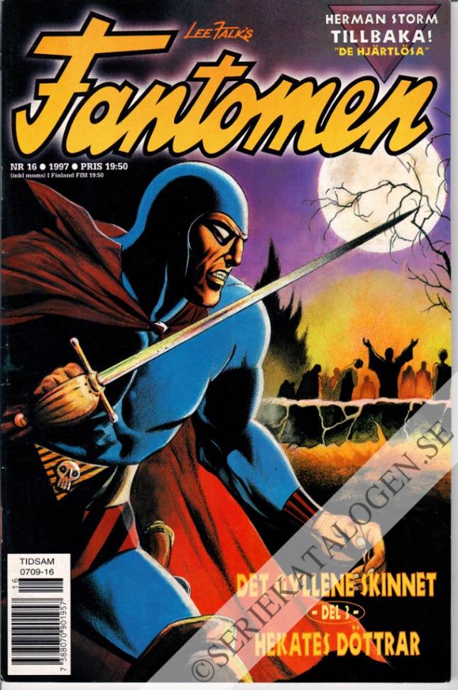 Framsida på Fantomen #16 (1997)