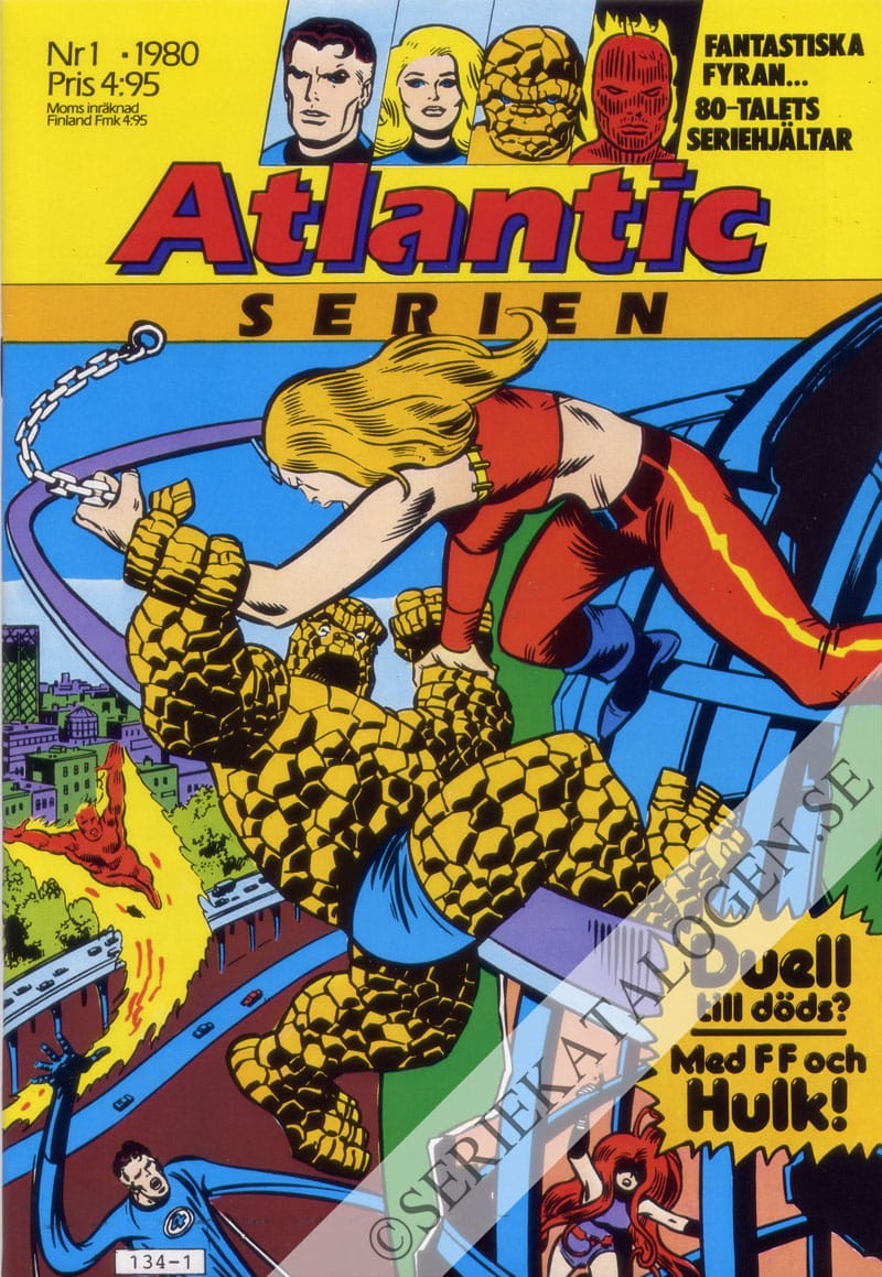 Framsida på Atlanticserien #1 (1980)