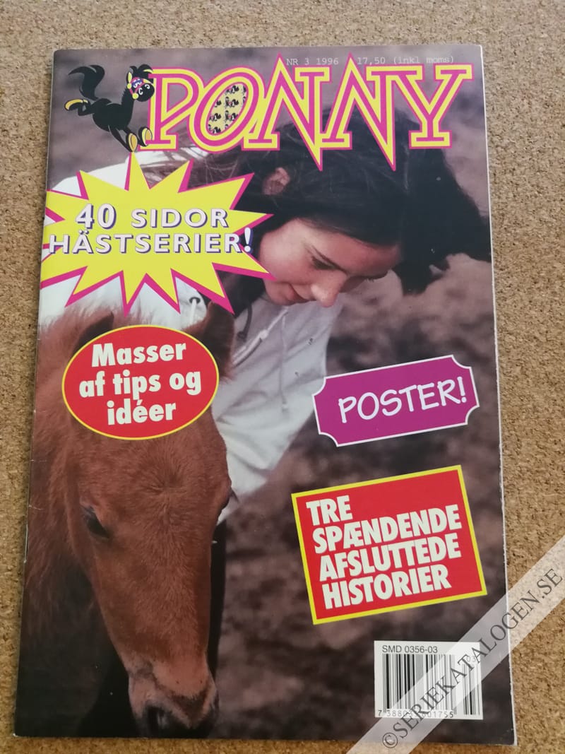 Framsida på Ponny-magasinet #3 (1996)