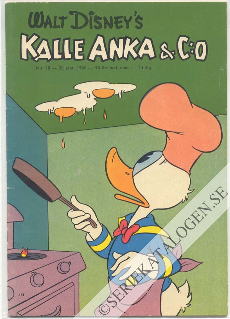 Framsida på Kalle Anka & C:o #38 (1960)