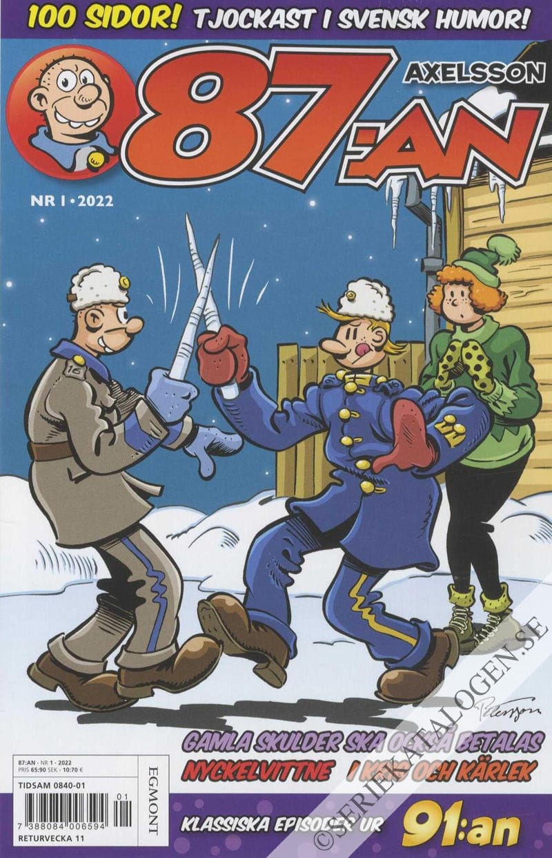 Framsida på 87:an Axelsson #1 (2022)