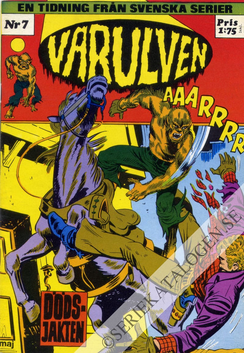 Framsida på Varulven #7 (1973)