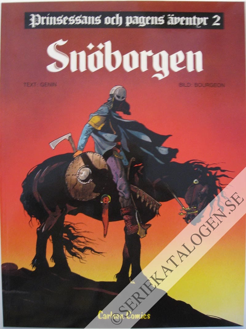Framsida på Prinsessans och pagens äventyr Snöborgen (1988)