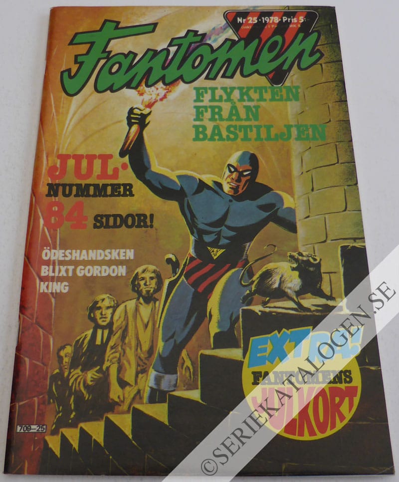 Framsida på Fantomen #25 (1978)