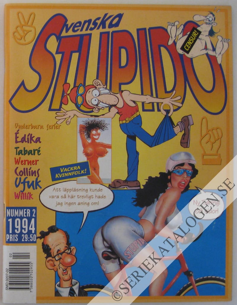 Framsida på Svenska Stupido/Svenska Stupidomagasinet #2 (1994)