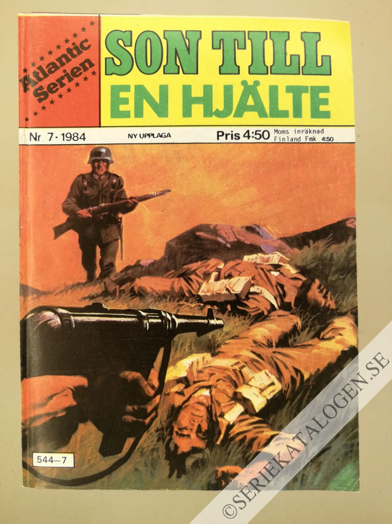 Framsida på Atlanticserien Son till en hjälte (1984)