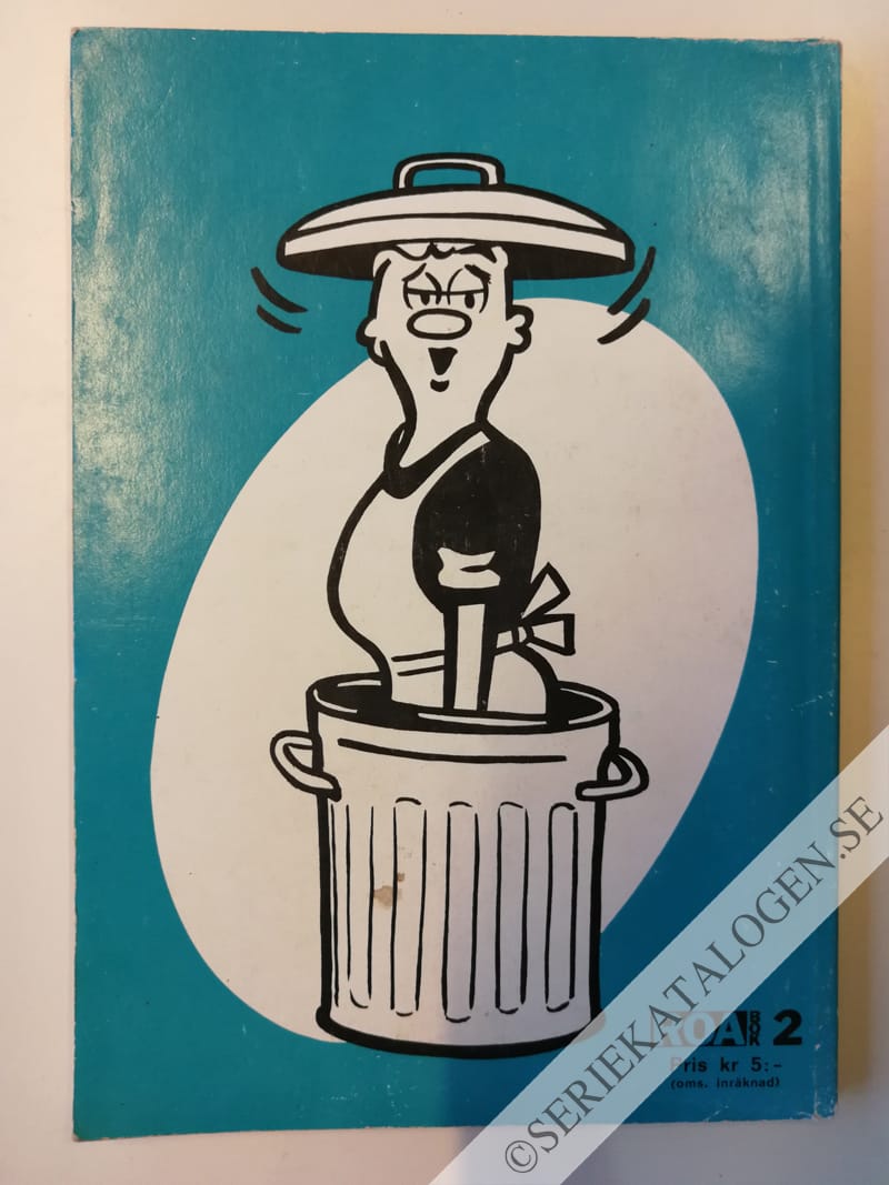 Baksida på Skratta med Tuffa Viktor (1962)