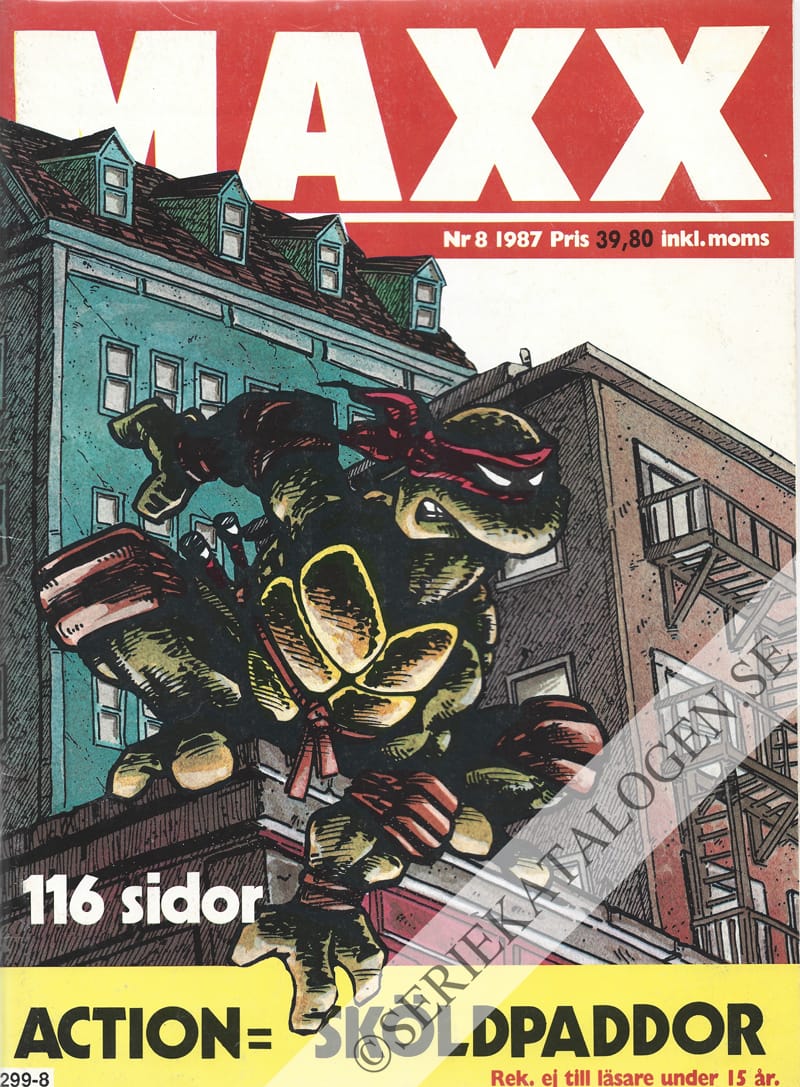 Framsida på Maxx #8 (1987)