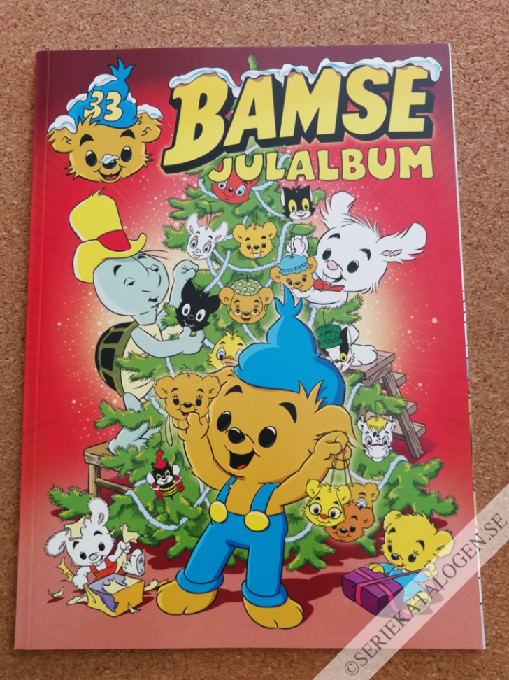 Framsida på Bamses julalbum #33 (2023)