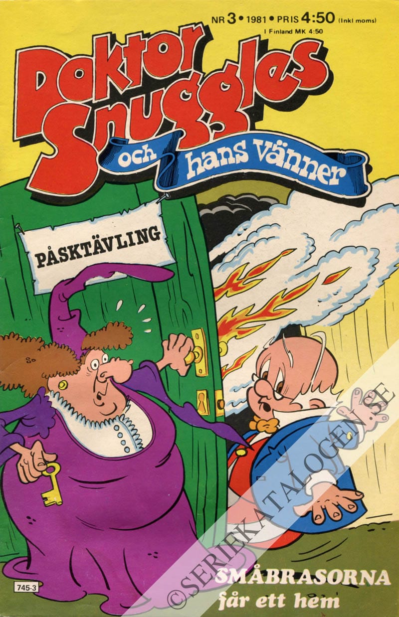 Framsida på Doktor Snuggles och hans vänner #3 (1981)