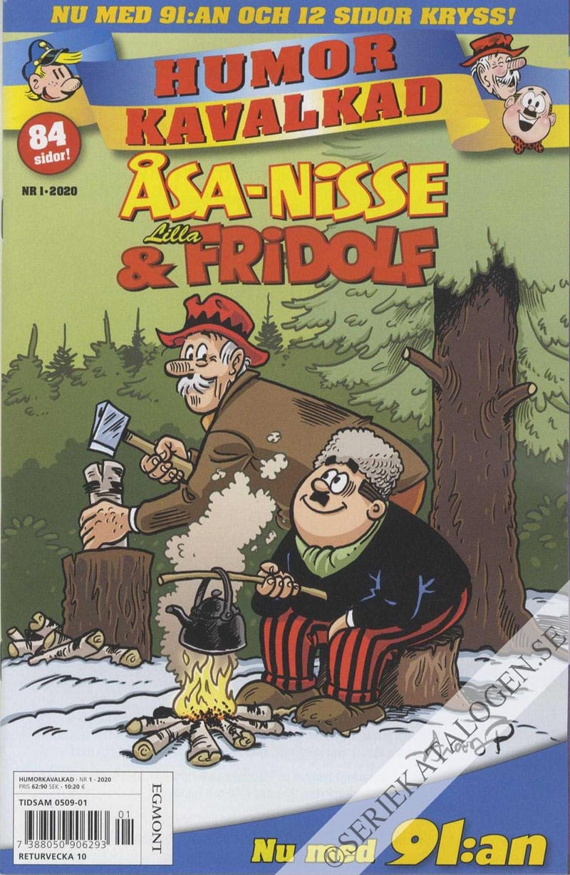 Framsida på Humorkavalkad #1 (2020)