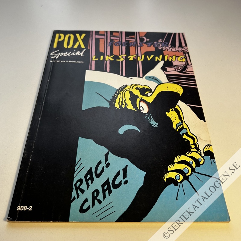 Framsida på Pox special Likstuvning (1987)
