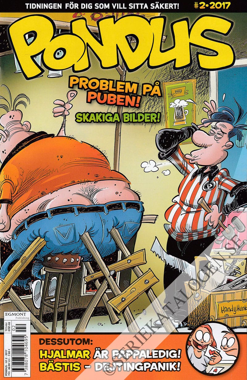 Framsida på Pondus #2 (2017)