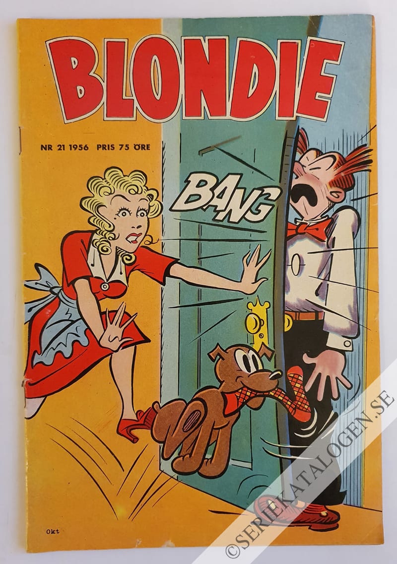 Framsida på Blondie #21 (1956)