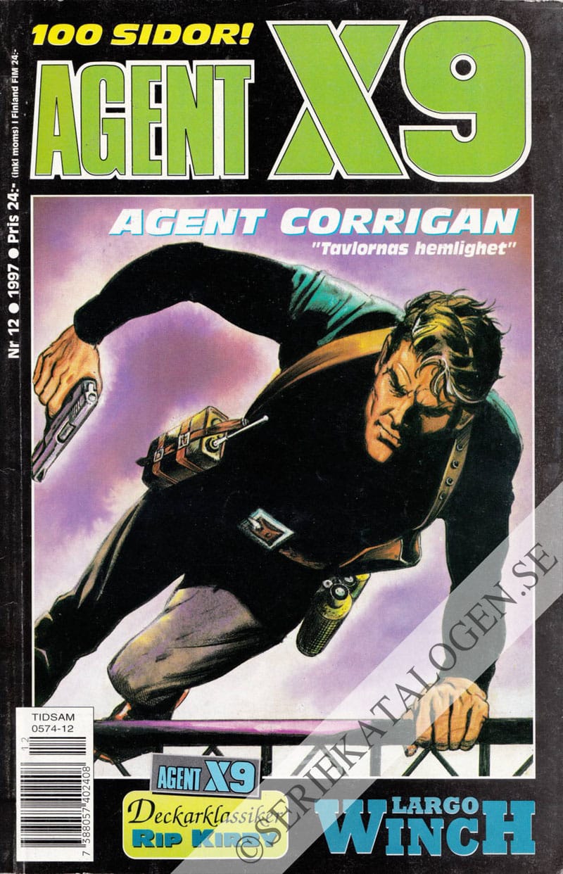 Framsida på Agent X9 #12 (1997)