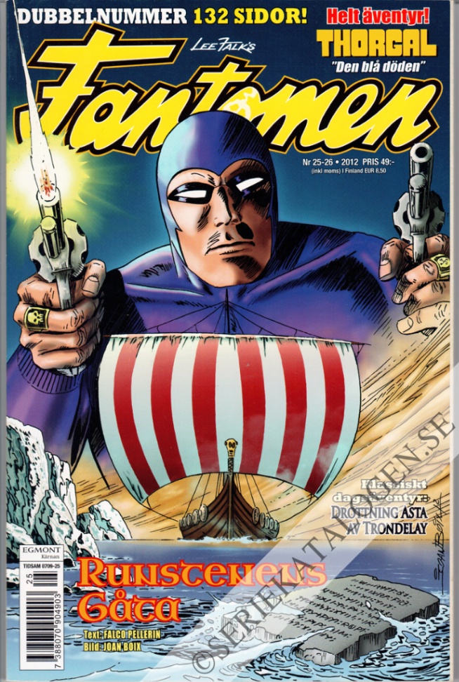 Framsida på Fantomen #25-26 (2012)