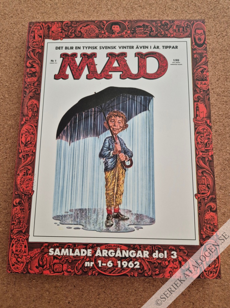 Framsida på MAD - Samlade årgångar Del3 (2015)