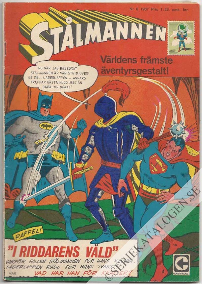 Framsida på Stålmannen #6 (1967)