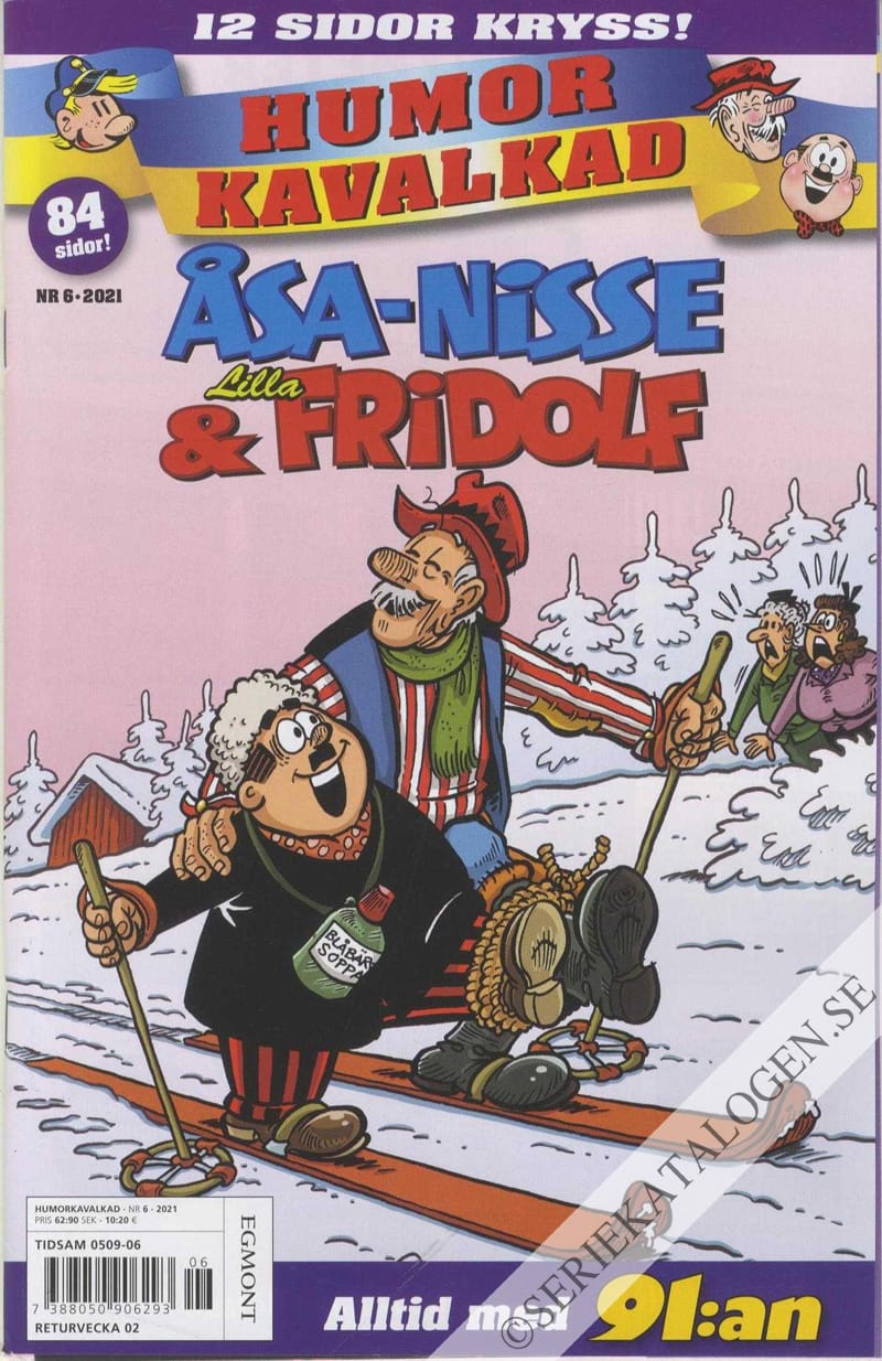 Framsida på Humorkavalkad #6 (2021)