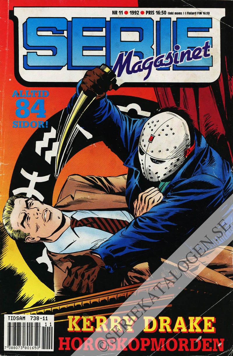 Framsida på Seriemagasinet #11 (1992)