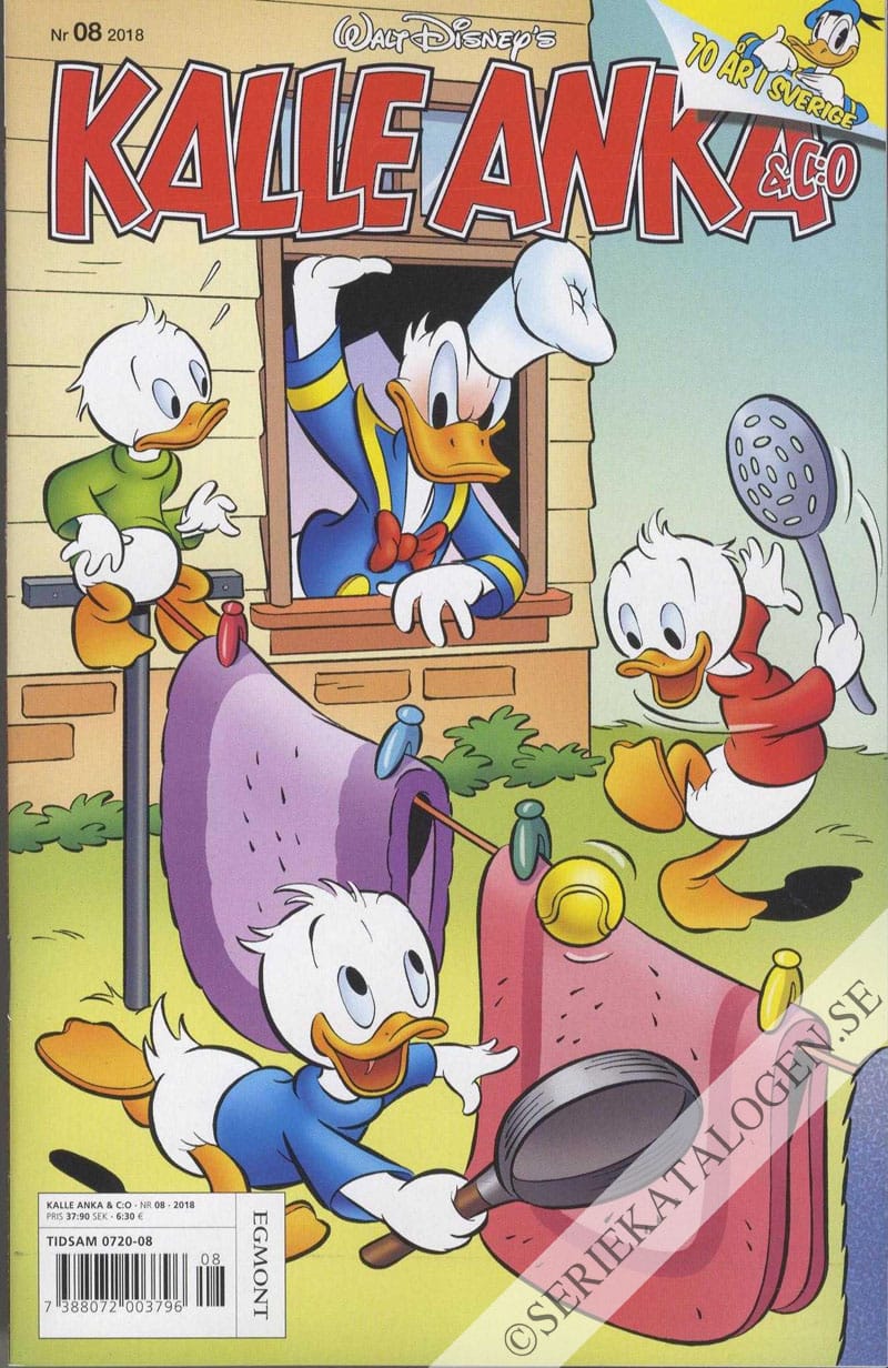 Framsida på Kalle Anka & C:o #8 (2018)