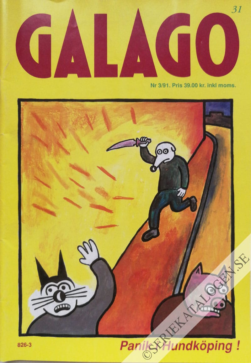 Framsida på Galago #3 (1991)