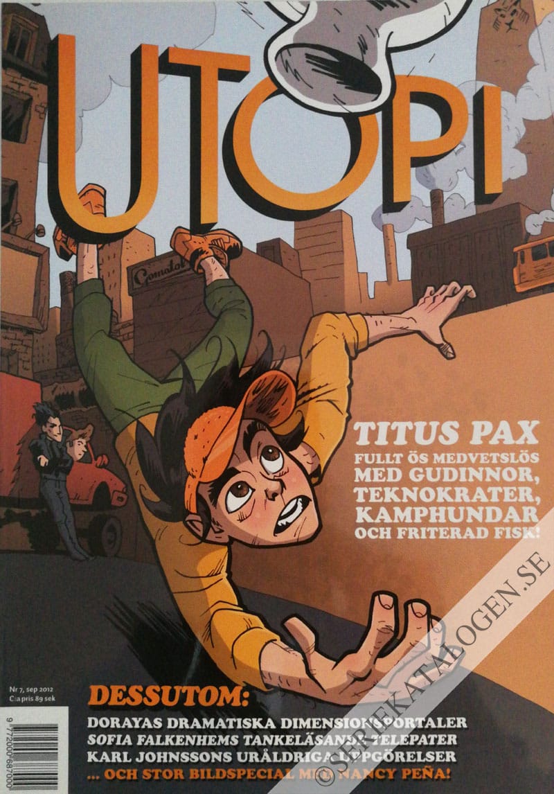 Framsida på Utopi magasin #7 (2012)