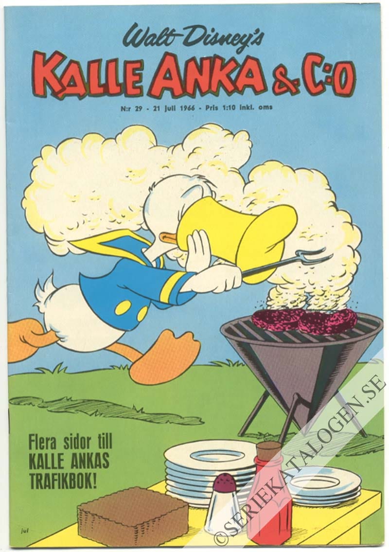 Framsida på Kalle Anka & C:o #29 (1966)
