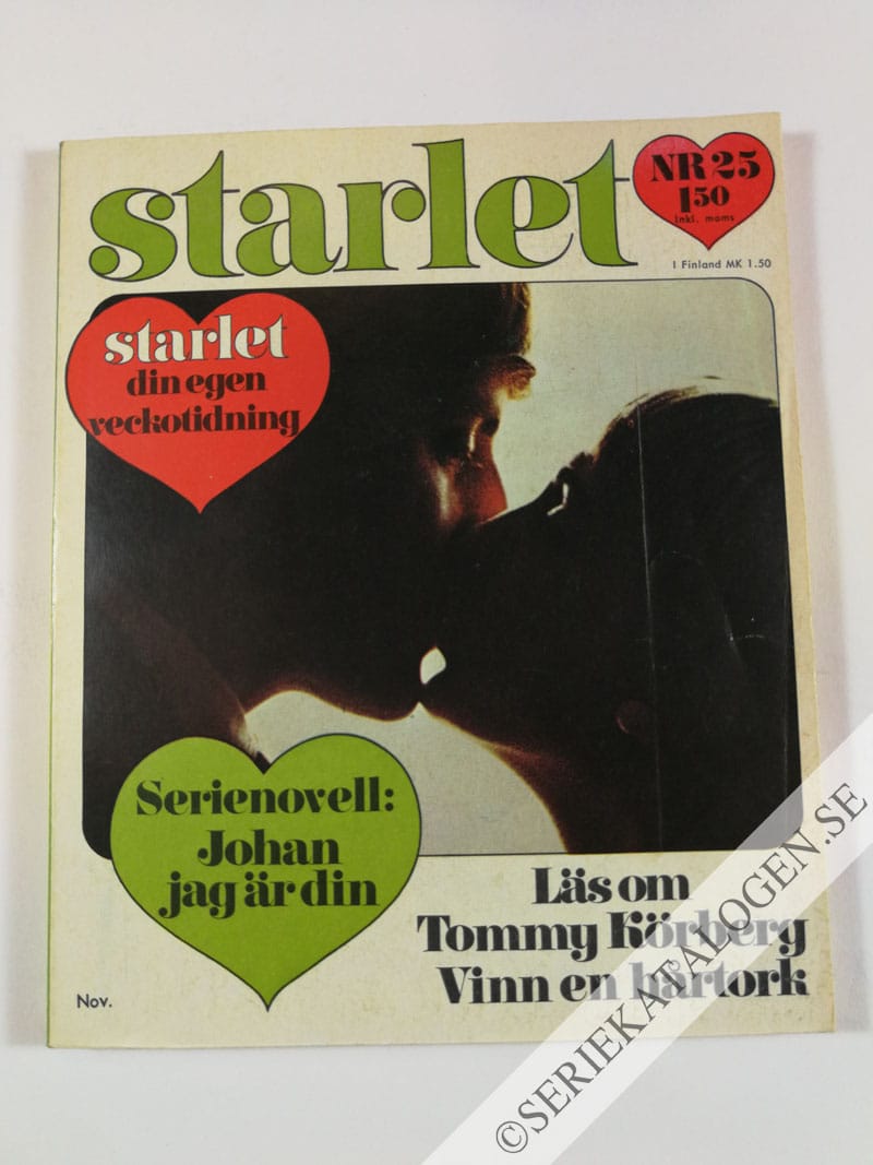 Framsida på Starlet #25 (1970)