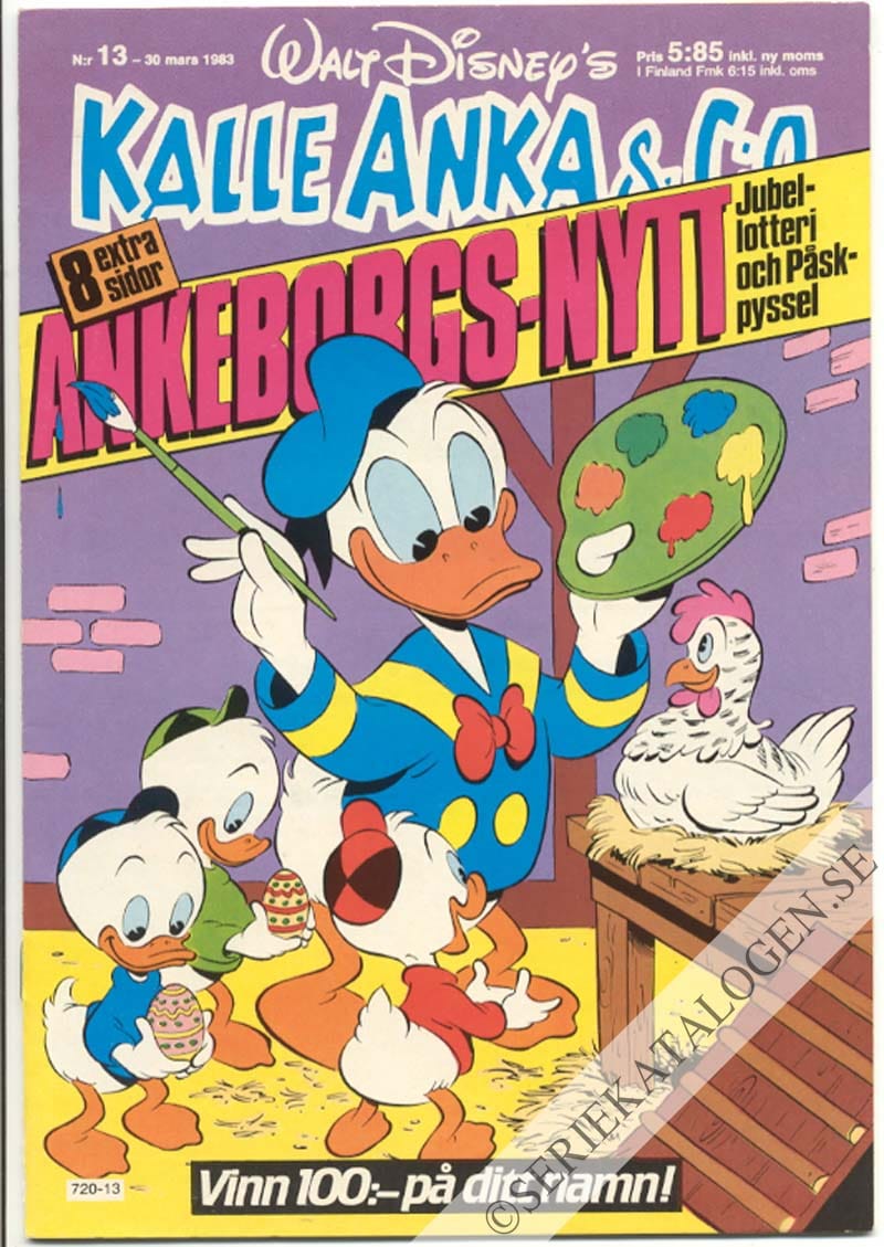 Framsida på Kalle Anka & C:o #13 (1983)