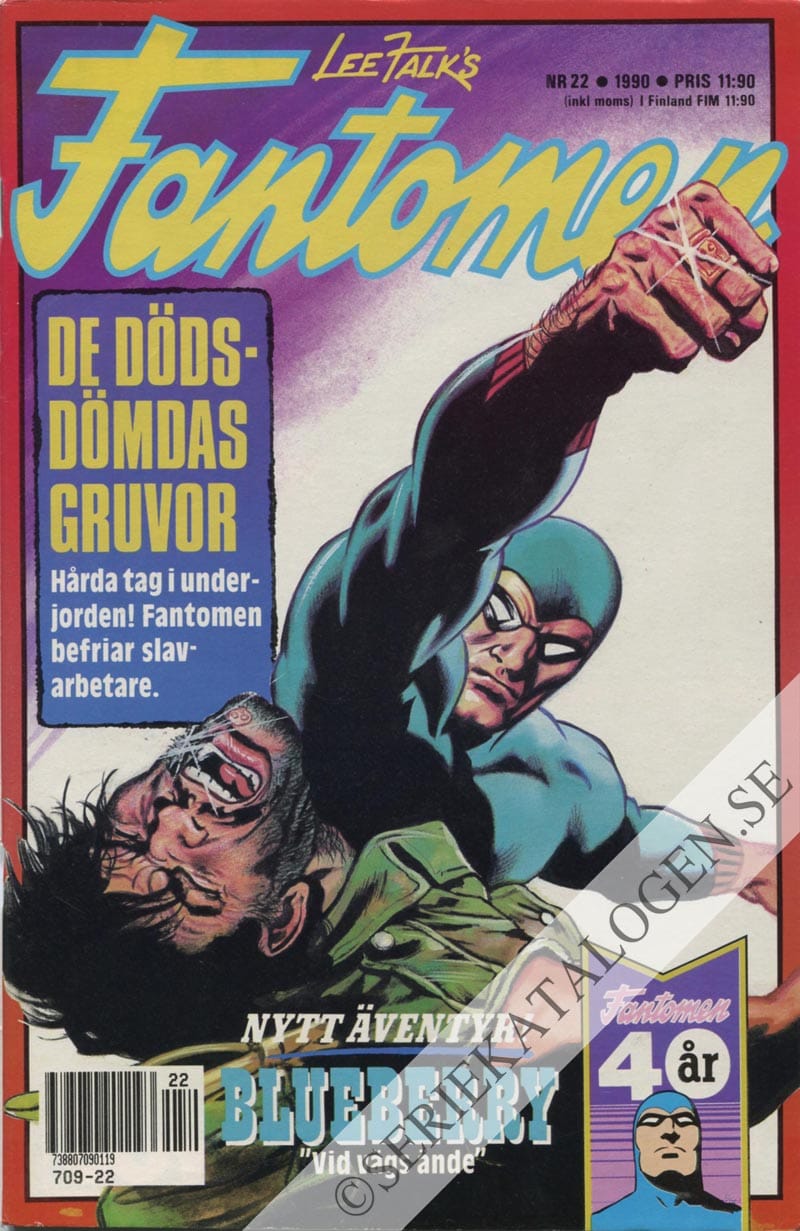 Framsida på Fantomen #22 (1990)
