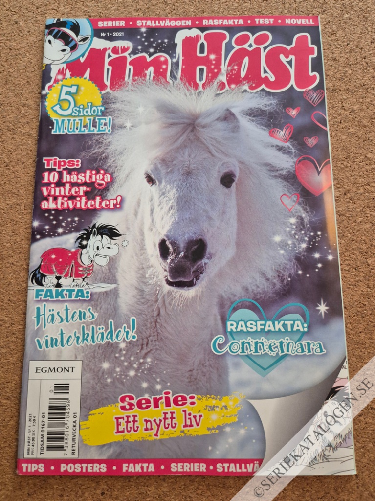 Framsida på Min häst #1 (2021)