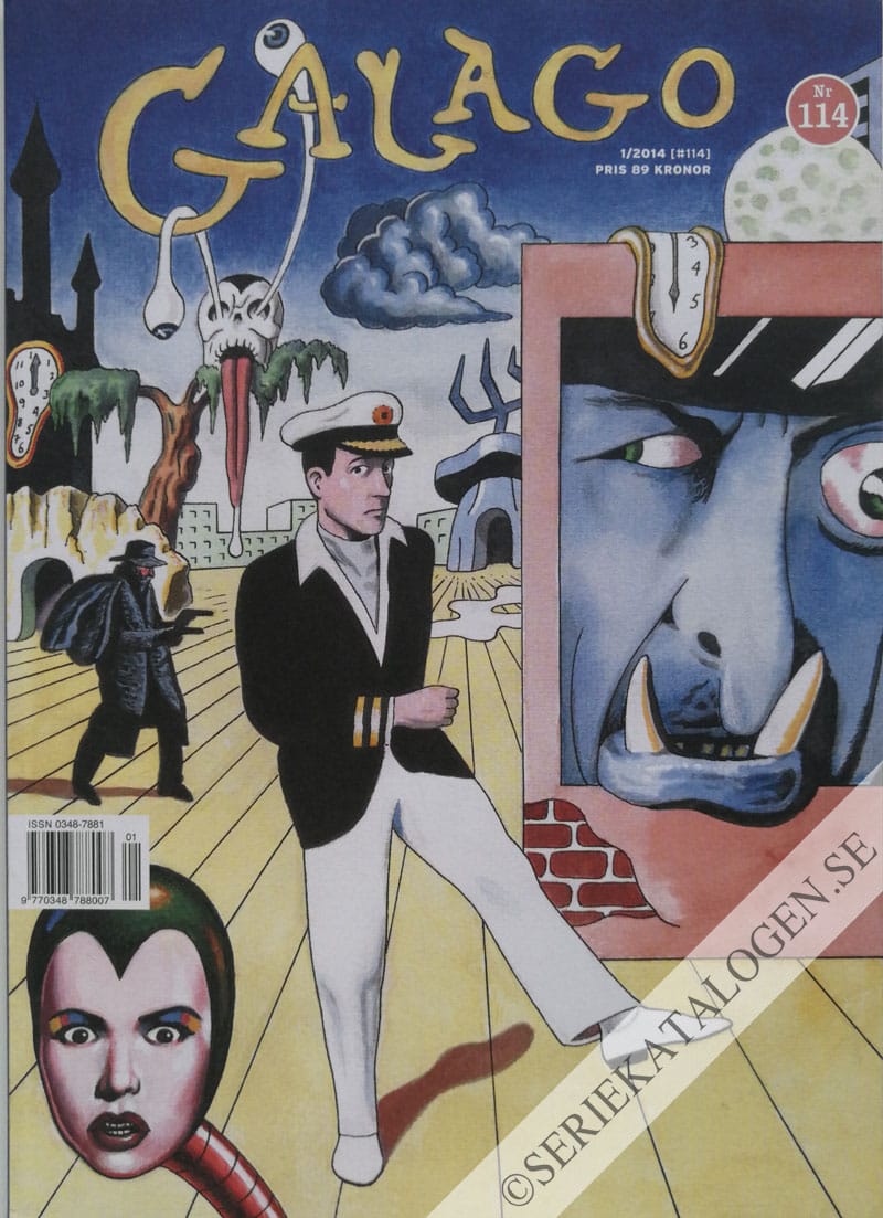 Framsida på Galago #1 (2014)