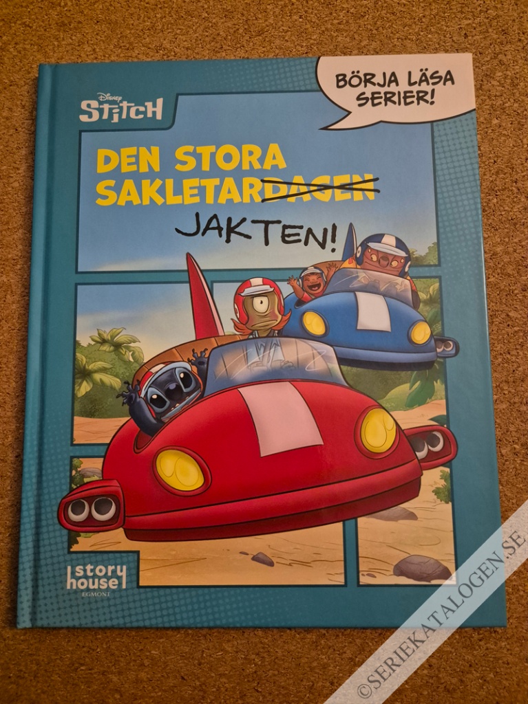 Framsida på Börja läsa serier Stitch - Den stora sakletarjakten (2026)