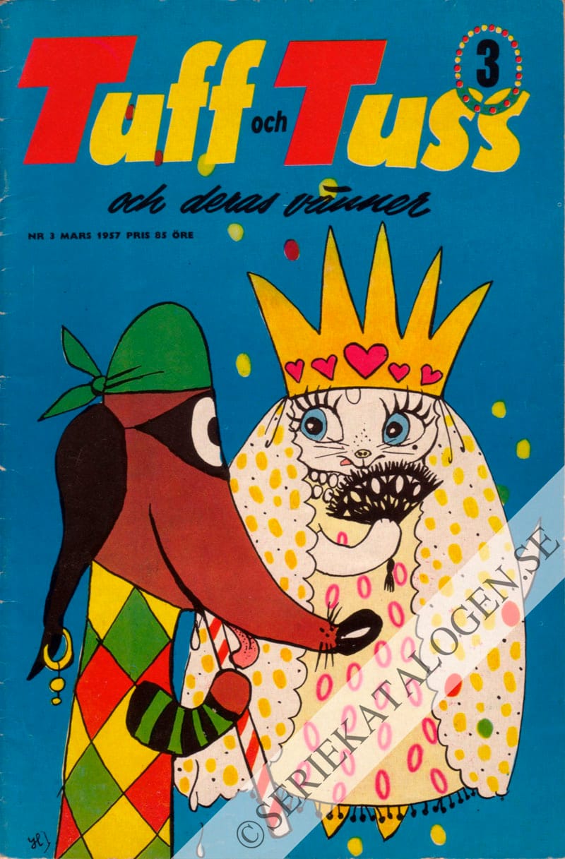 Framsida på Tuff och Tuss och deras vänner #3 (1957)