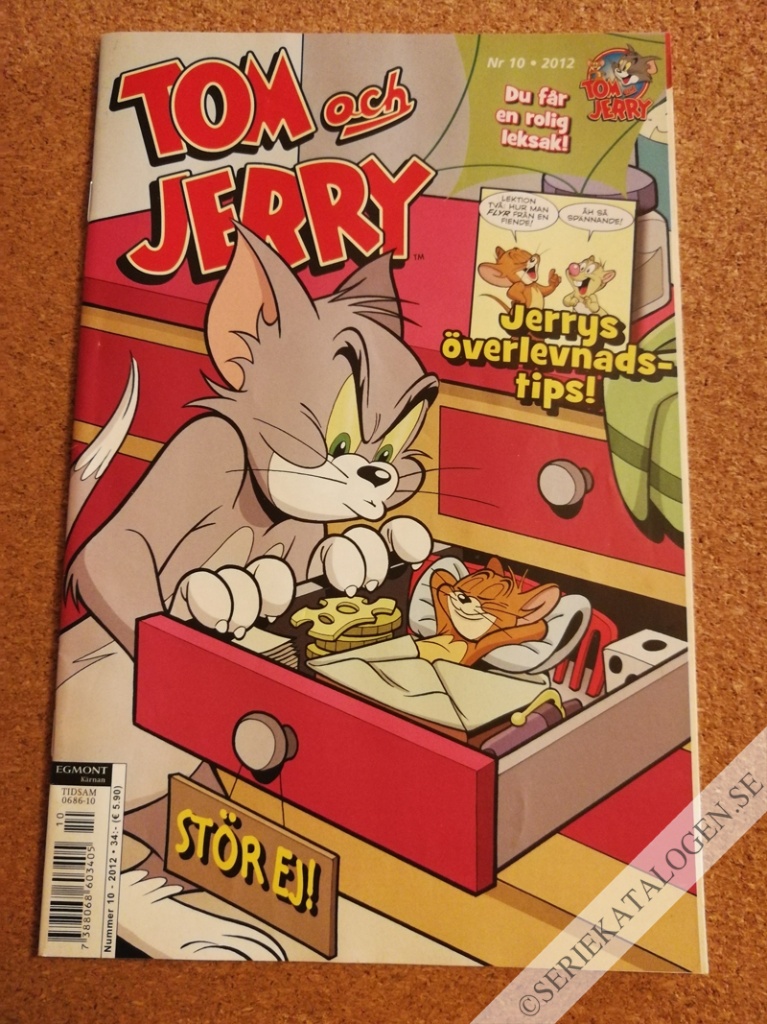 Framsida på Tom & Jerry #10 (2012)