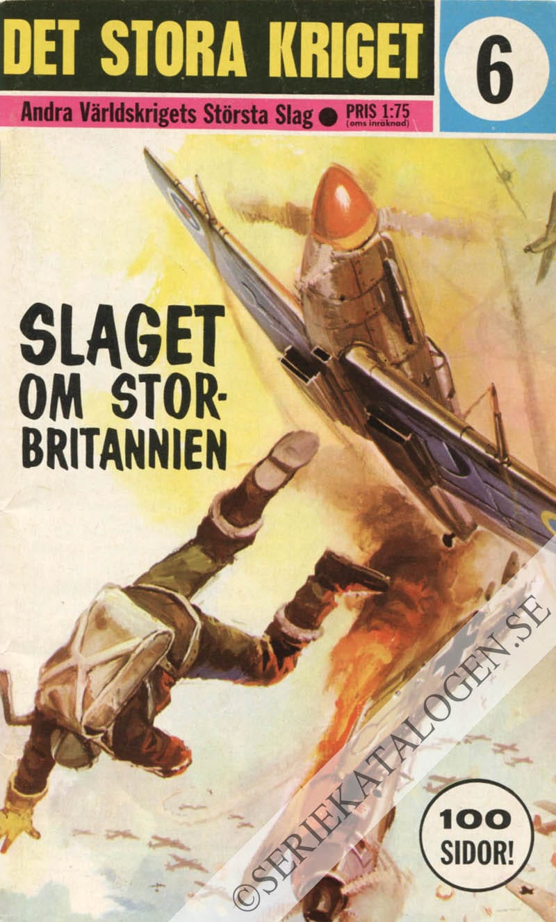 Framsida på Det stora kriget Slaget om Storbritannien (1966)