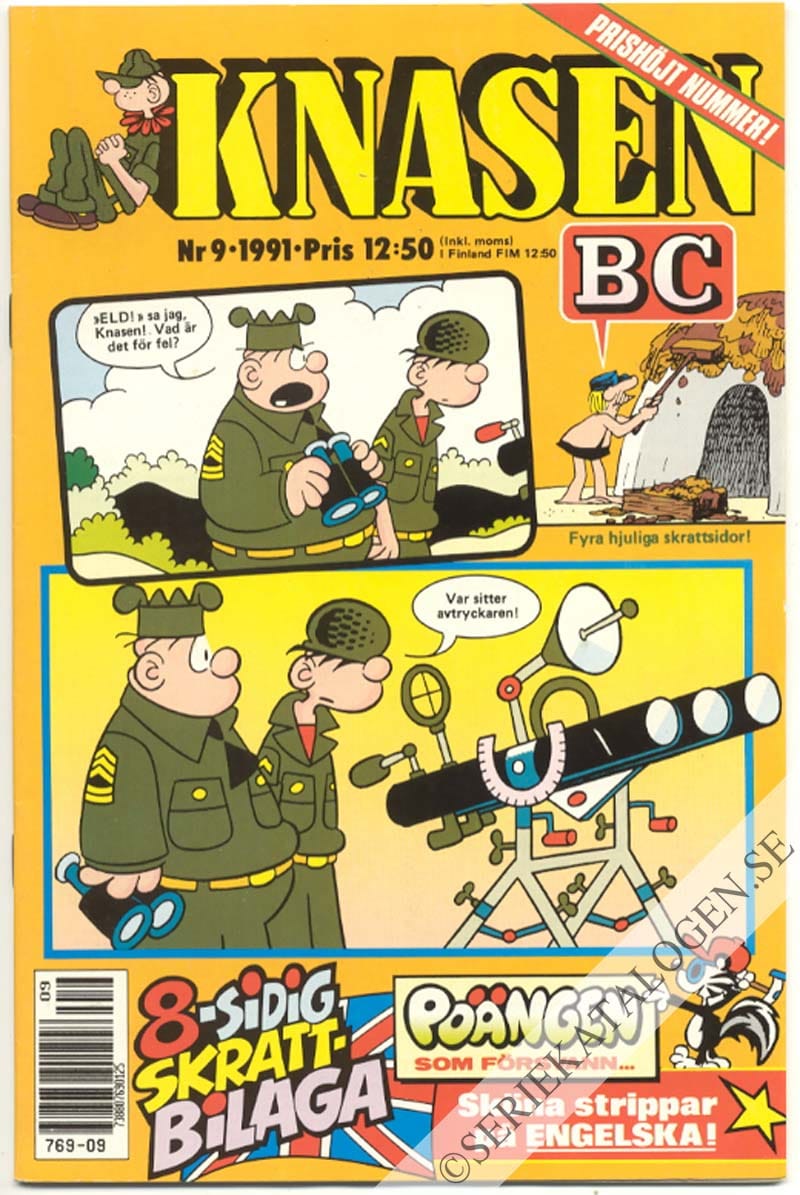 Framsida på Knasen #9 (1991)