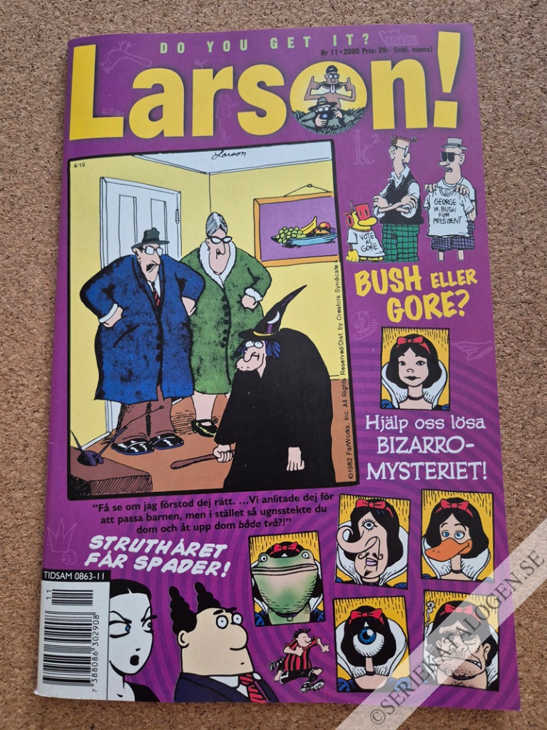 Framsida på Larson! #11 (2000)