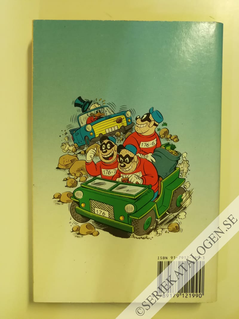 Baksida på Vilken blåsning, Kalle! (1990)