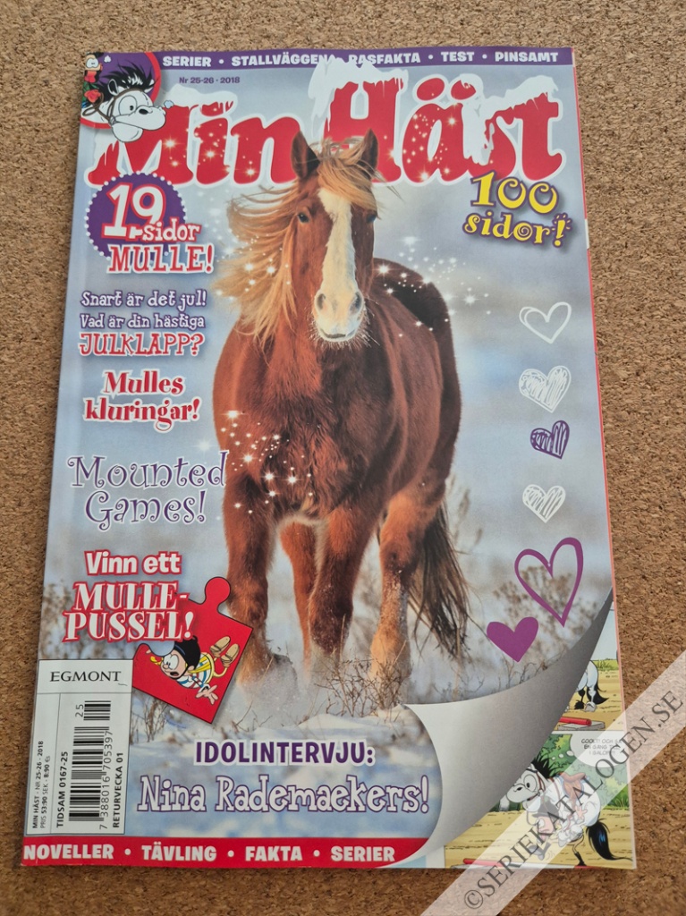 Framsida på Min häst #25-26 (2018)