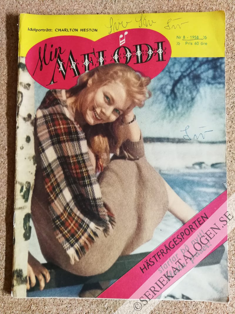 Framsida på Min melodi #8 (1958)